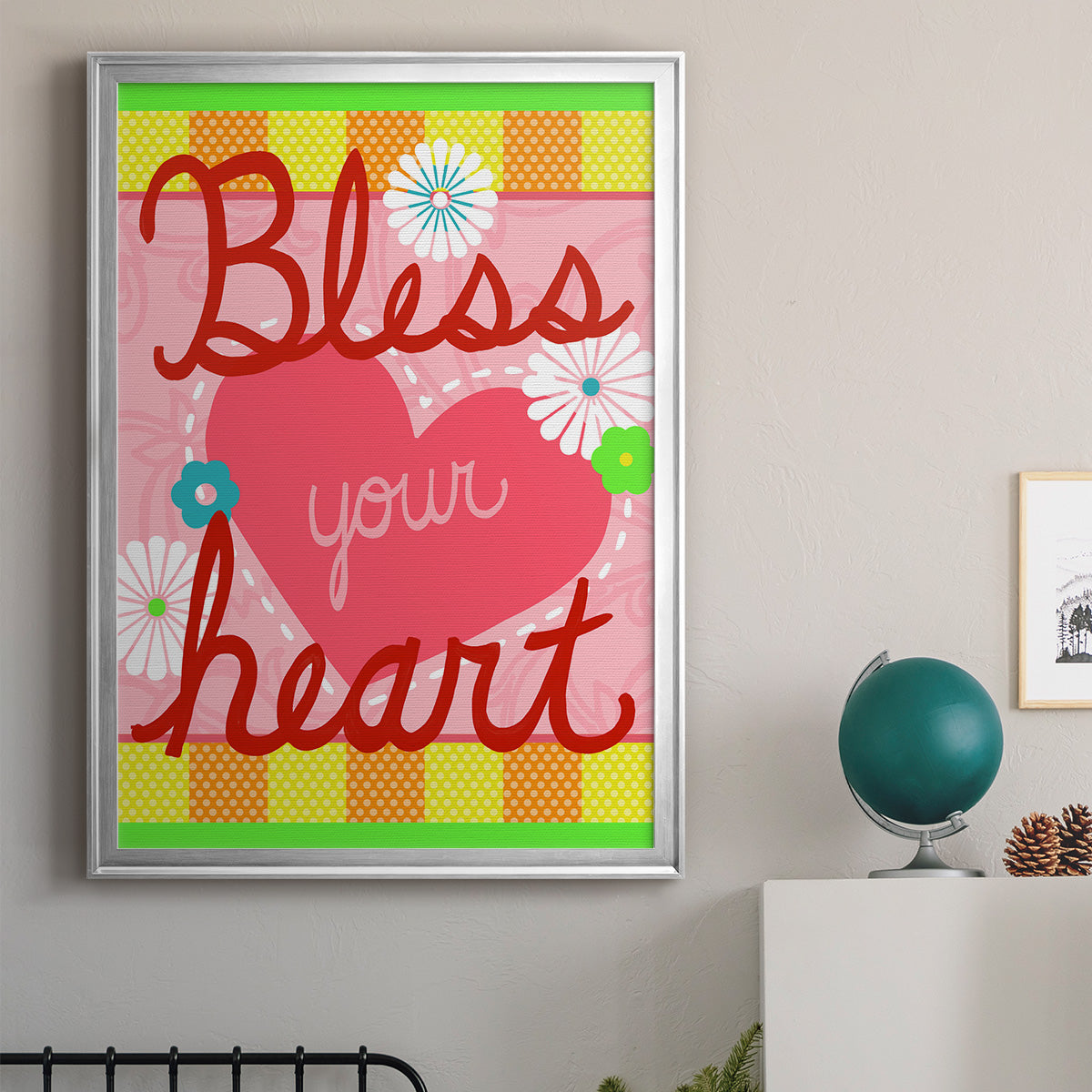 Southern Sayings I - Modern Framed Canvas Print
