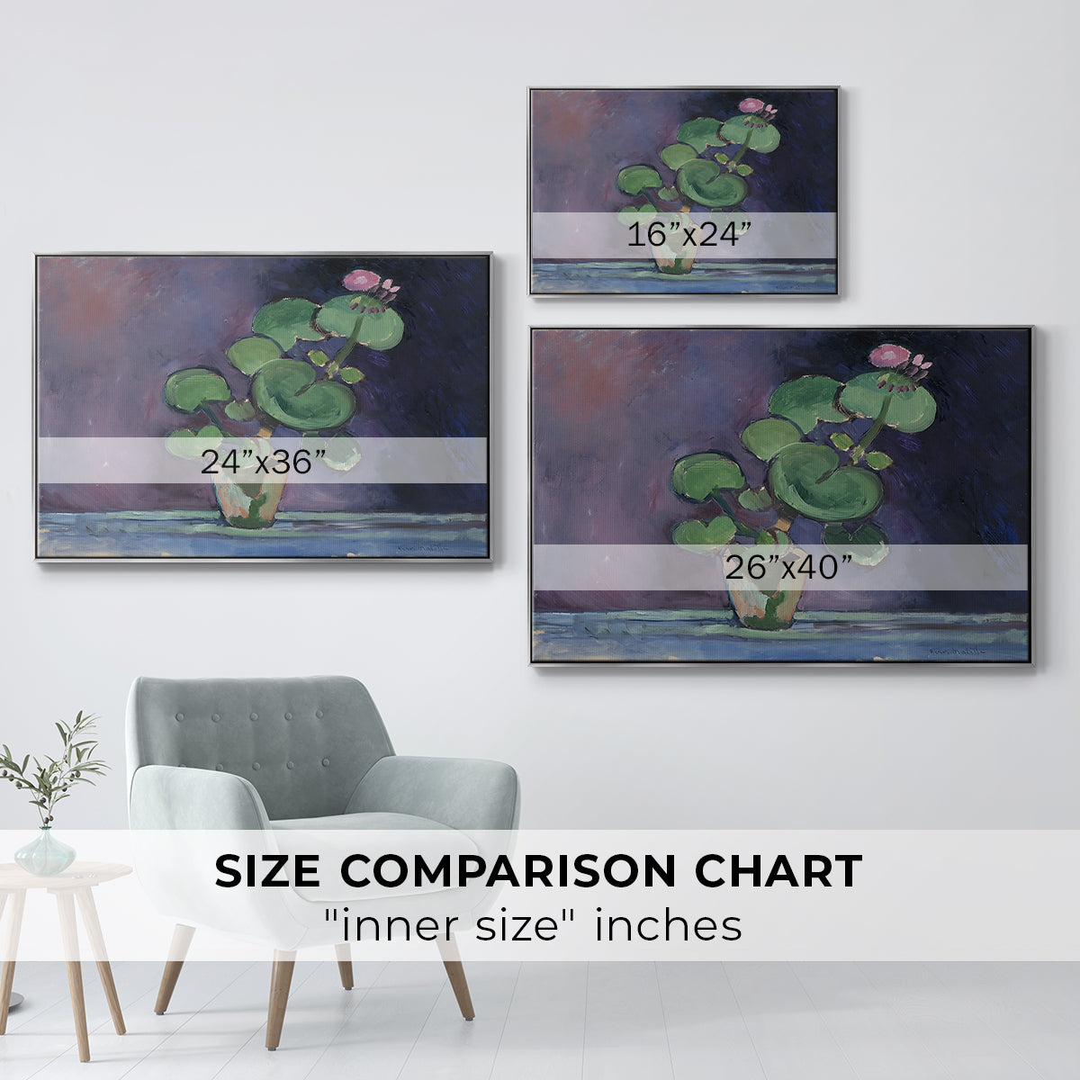 Geranium, 1909 - Floater Framed Canvas Print