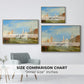 Venice: The Dogana and San Giorgio Maggiore, 1834 - Floater Framed Canvas Print