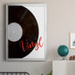 Vinyl - Modern Framed Canvas Print