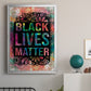 Graffiti Black Lives Matter - Modern Framed Canvas Print