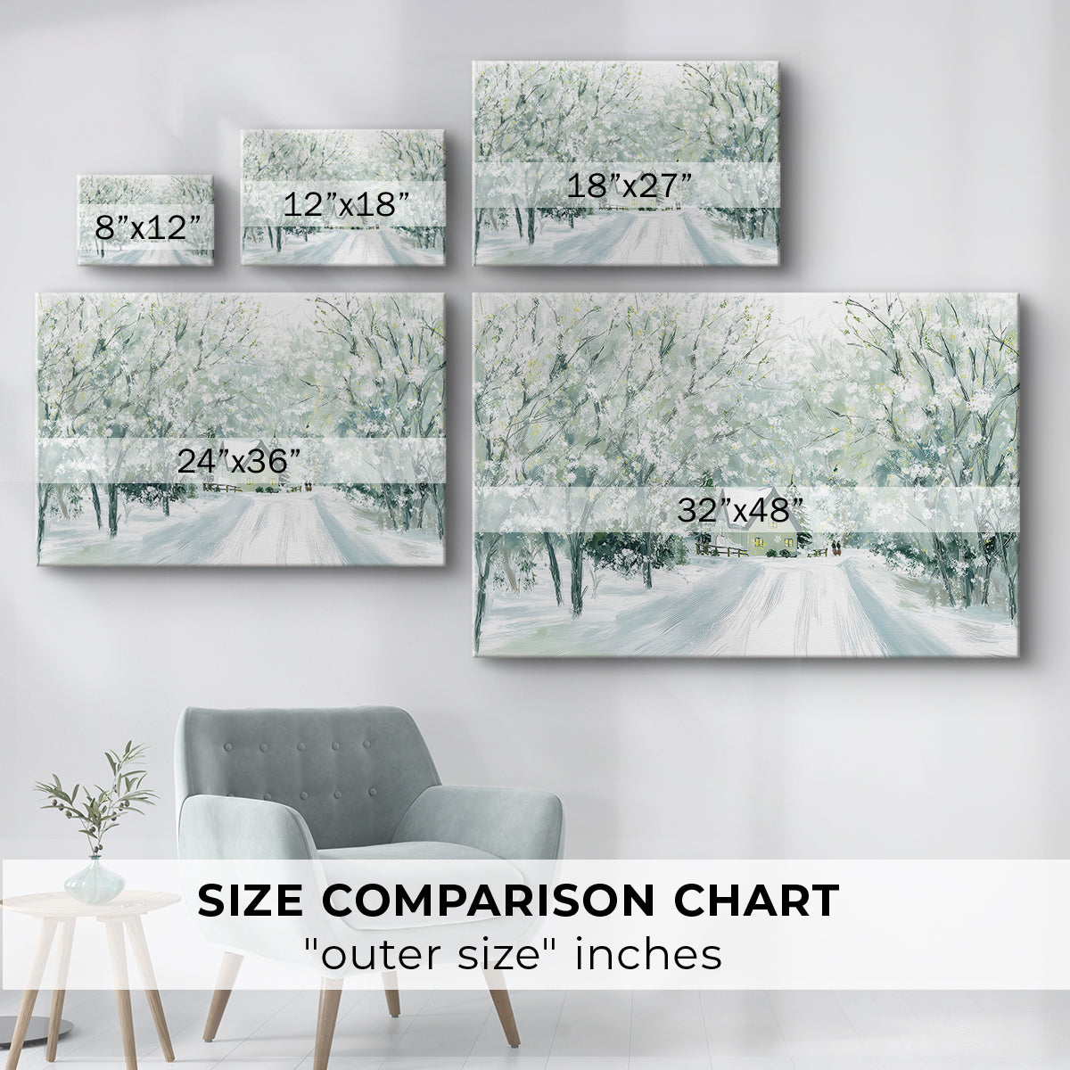 Silver Cathedral Chapel - Canvas Art Print