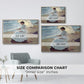 Clotilde on the Beach, 1904 - Floater Framed Canvas Print