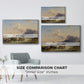 Shepherds and Cattle on Lake Attersee, 1852 - Floater Framed Canvas Print