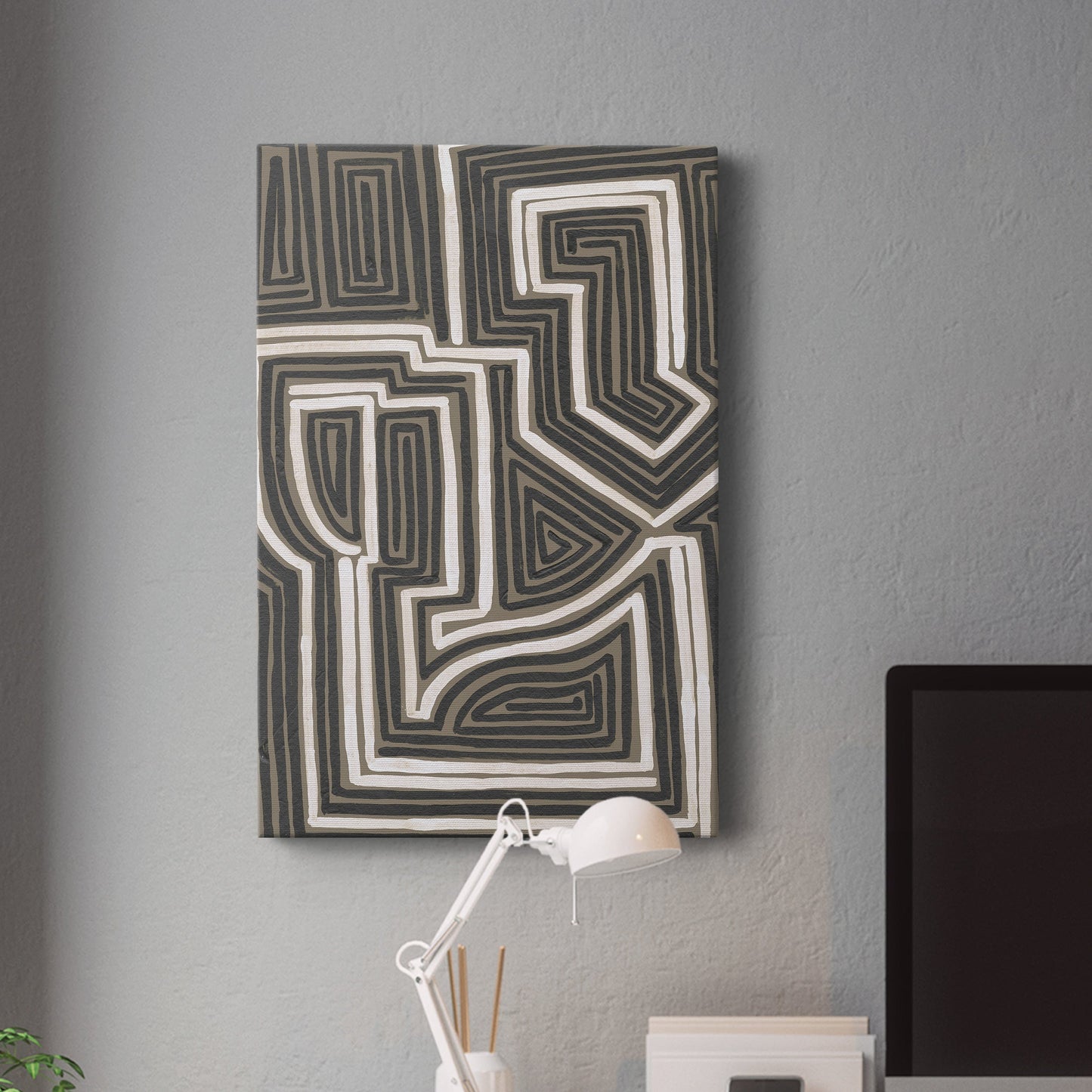 Abstract Maze I Premium Gallery Wrapped Canvas - Ready to Hang