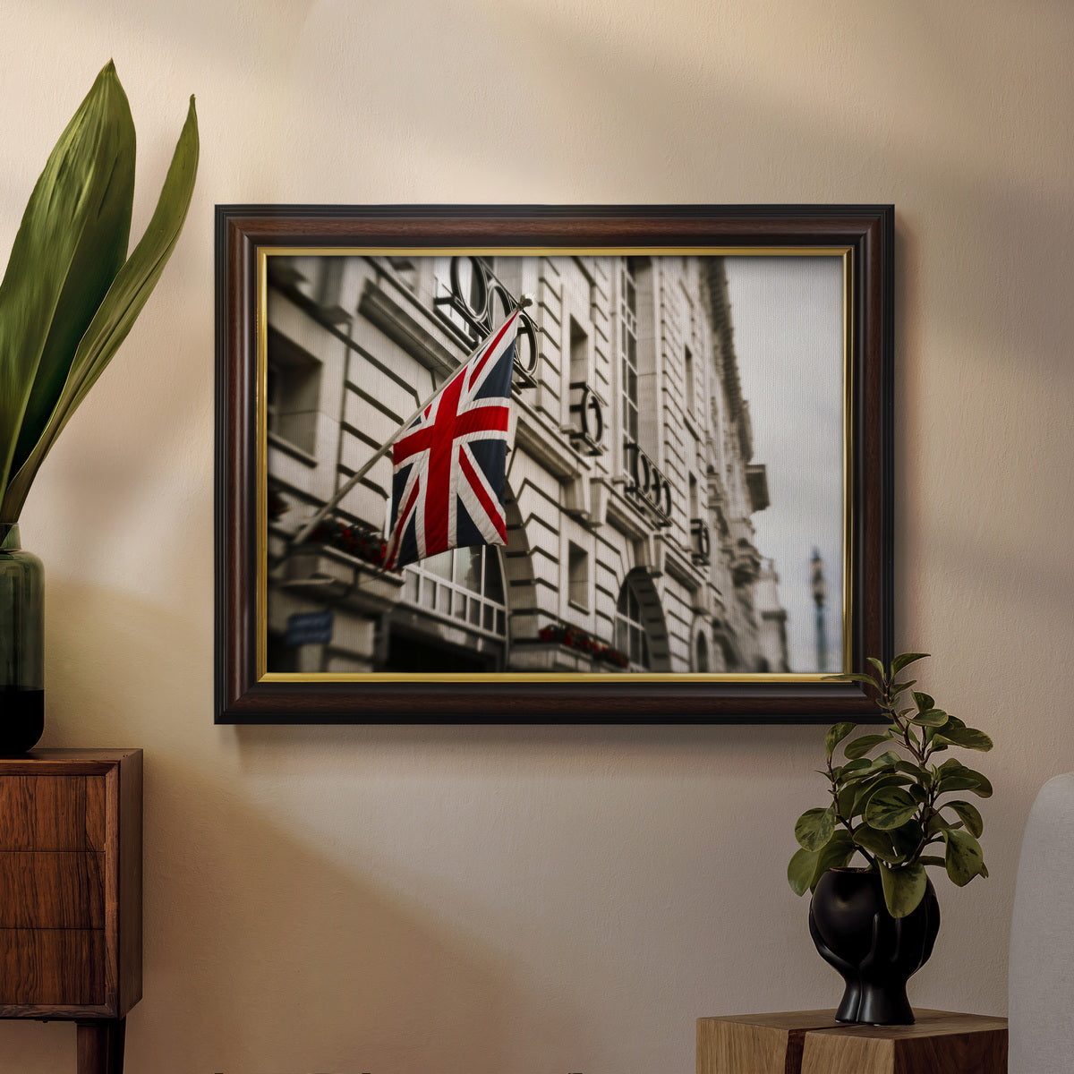 London Scene II Premium Framed Canvas- Ready to Hang