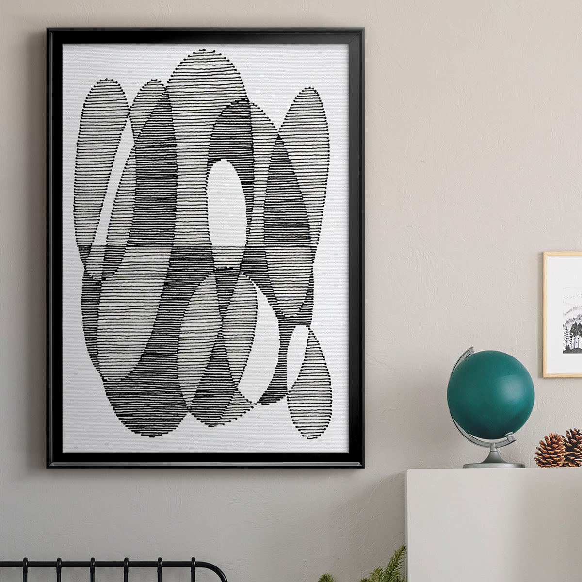 Opposite Day I - Modern Framed Canvas Print