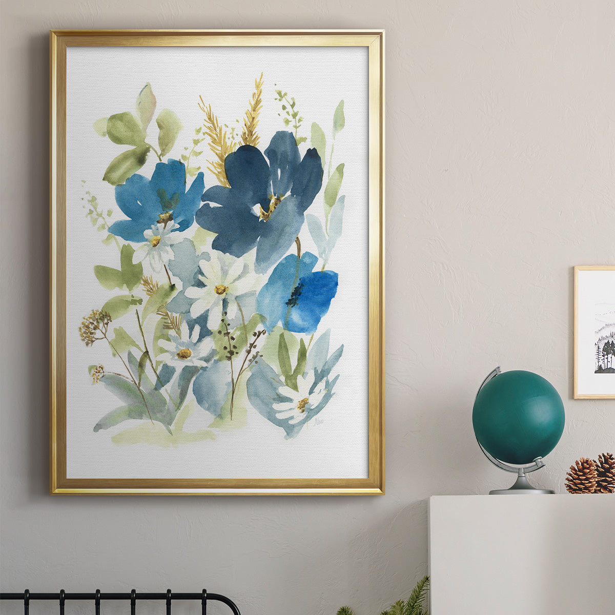 Wild Medley II - Modern Framed Canvas Print