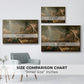 The Course of Empire: Destruction, 1836 - Floater Framed Canvas Print