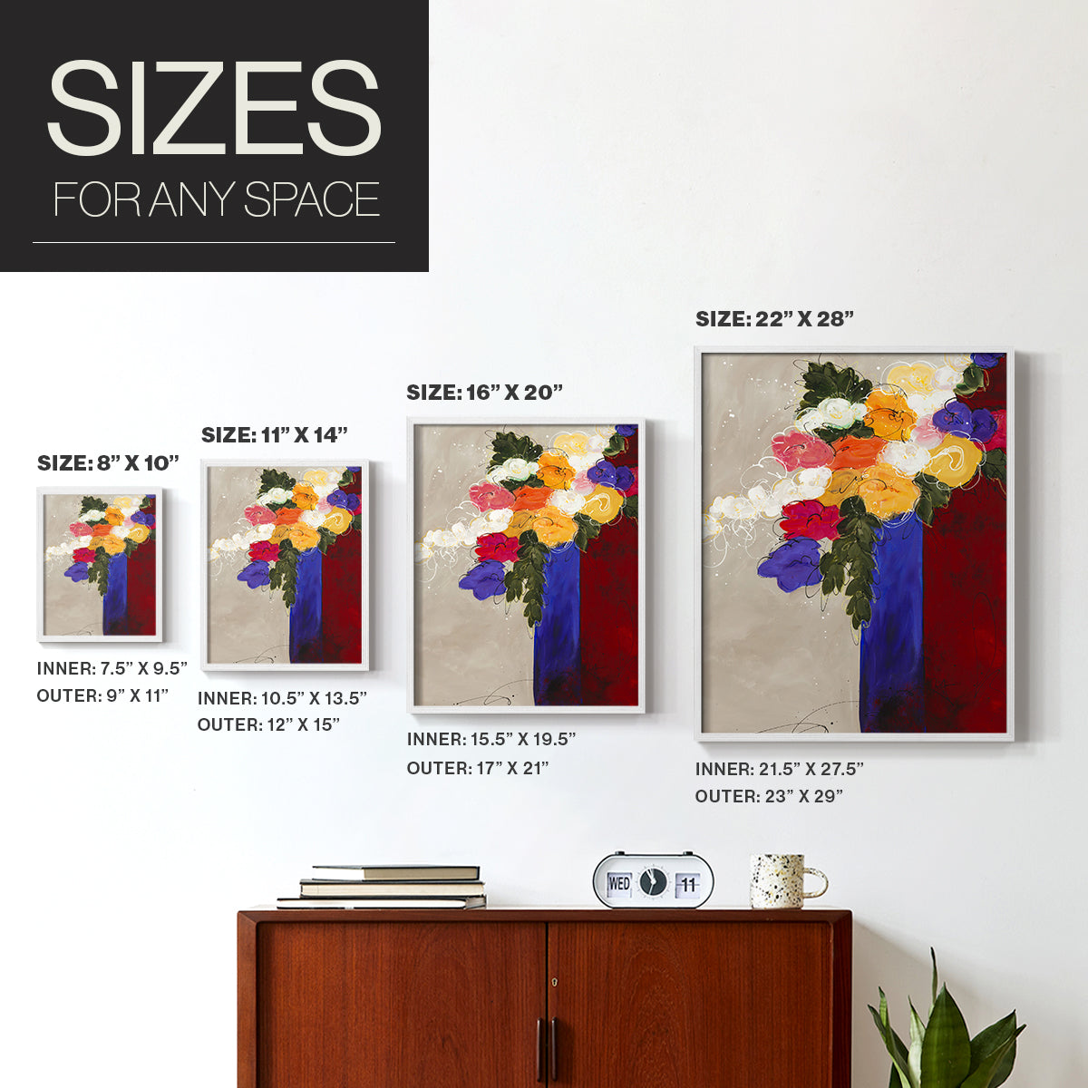 For Me - Restickable Framed Art Print