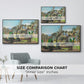 Landscape near Nice, c. 1918 - Floater Framed Canvas Print