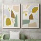 Pastel Splotches I - Premium Framed Canvas 2 Piece Set - Ready to Hang