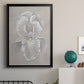 White Iris II - Modern Framed Canvas Print