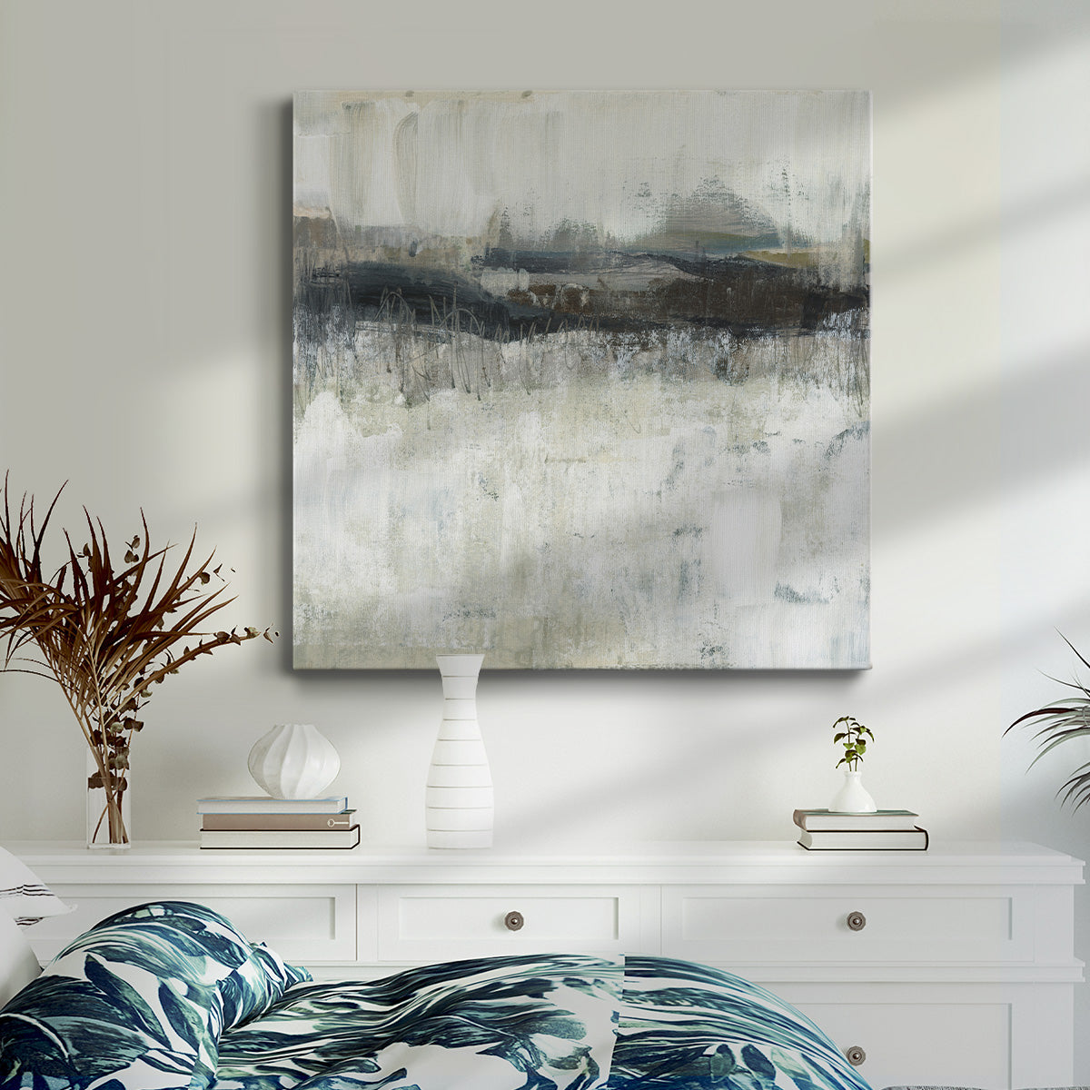 Neutral Horizon Line II - Canvas Art Print