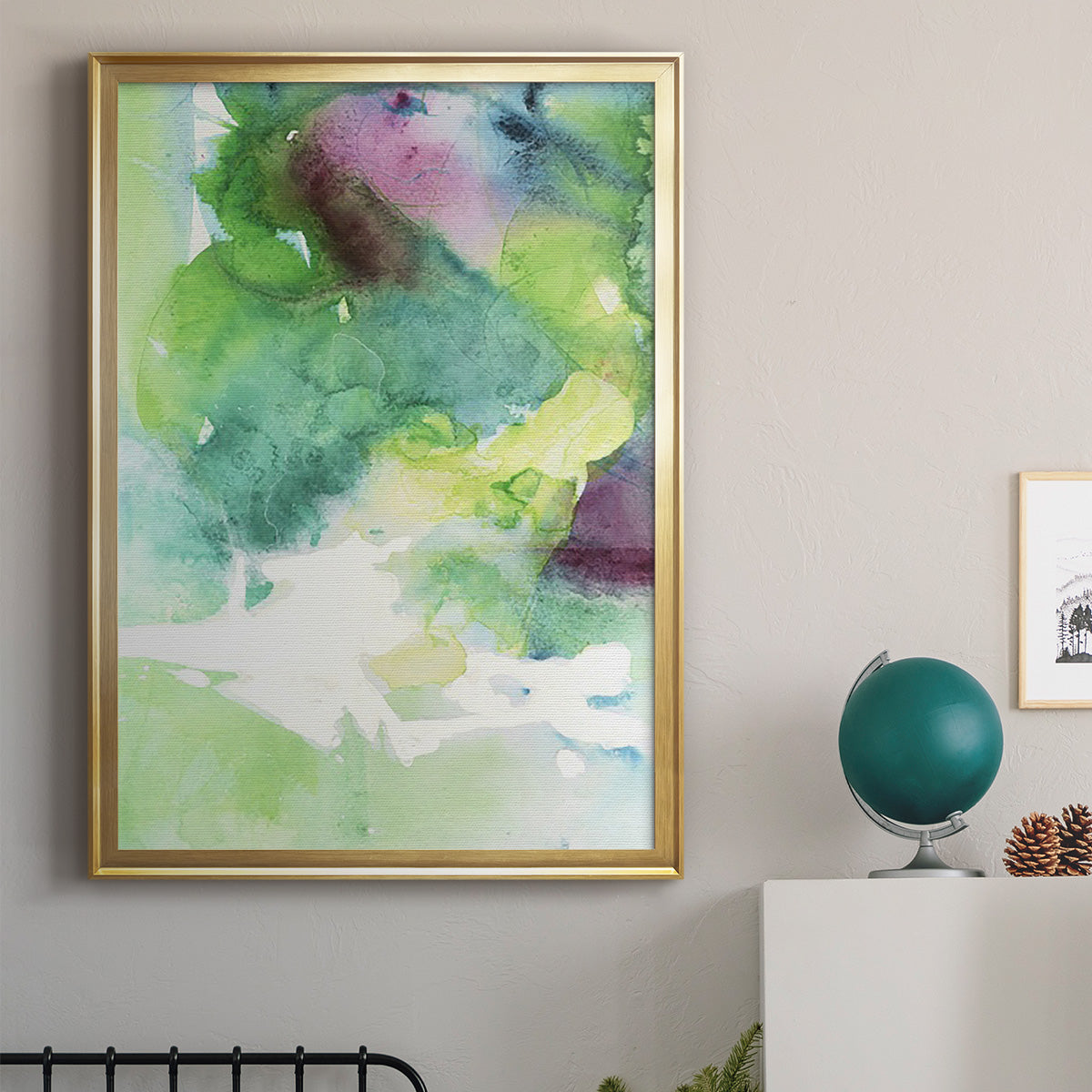 Rising Above IV - Modern Framed Canvas Print