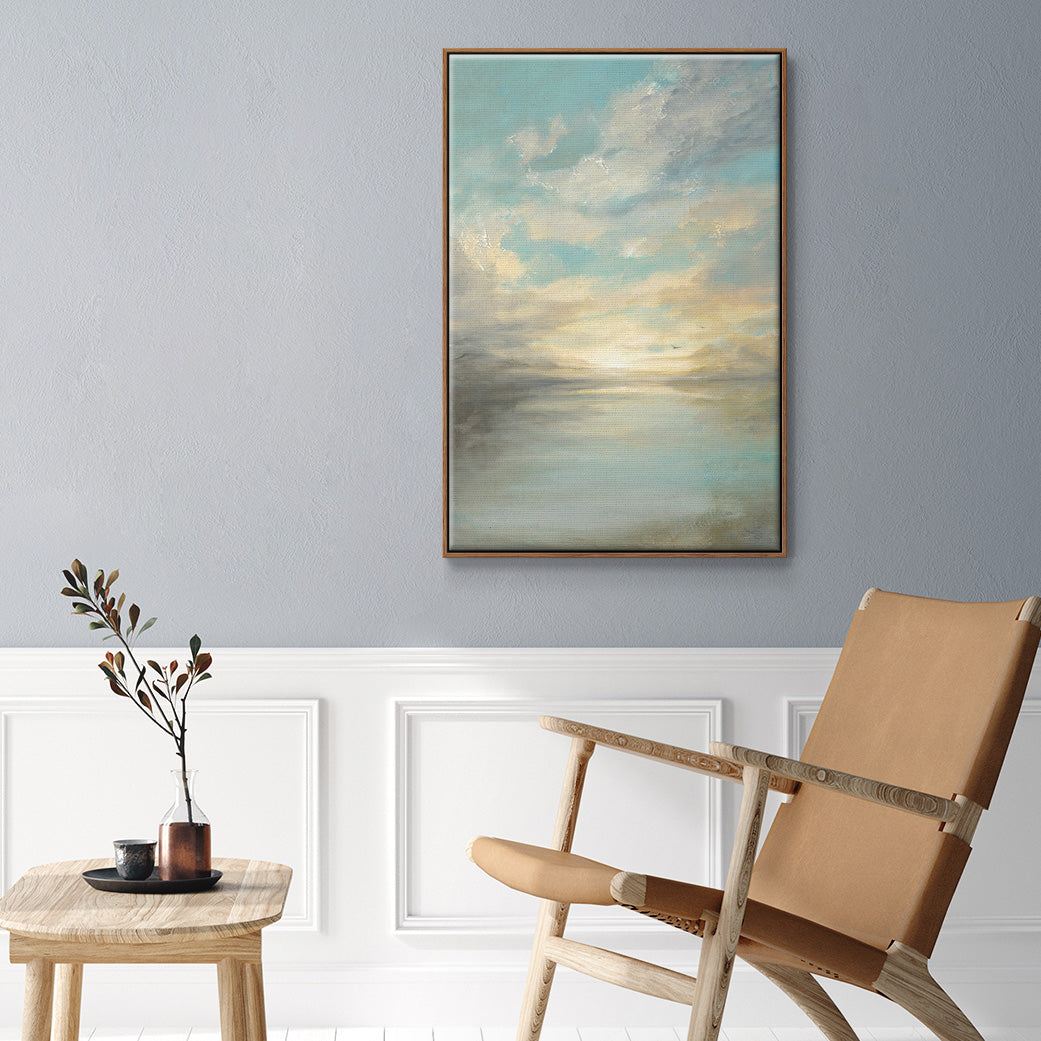 Morning Glory - Floater Framed Canvas Print