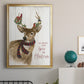 All Roads Lead Home Deer - Modern Framed Canvas Print