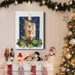 Christmas Candle Premium Gallery Wrapped Canvas - Ready to Hang