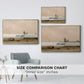 The Stranded Boat, 1863 - Floater Framed Canvas Print