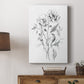 Wild Roses Sketch Premium Gallery Wrapped Canvas - Ready to Hang