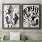 Ocean Inkblot I - Premium Framed Canvas 2 Piece Set - Ready to Hang