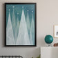 Mod Evergreens I - Modern Framed Canvas Print