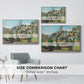Landscape near Nice, c. 1918 - Floater Framed Canvas Print
