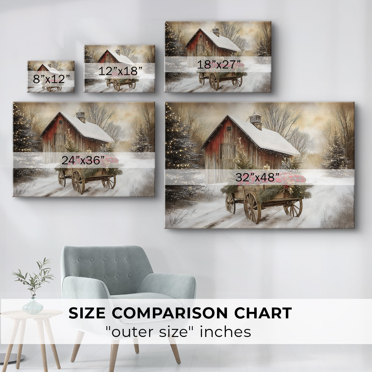 Warm Lantern Promise - Canvas Art Print