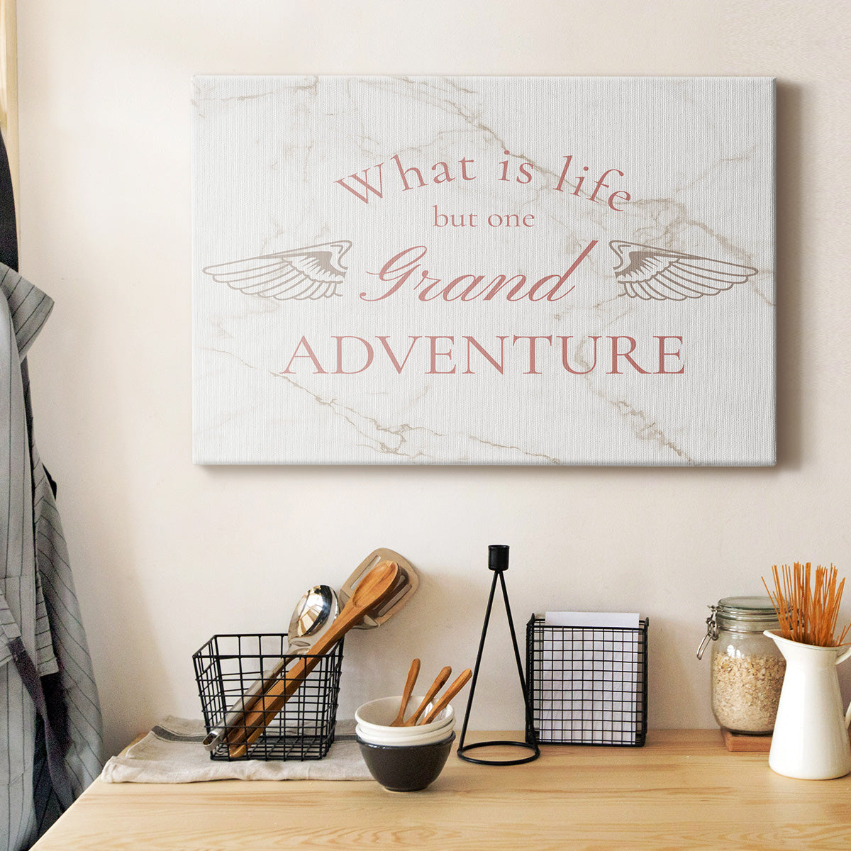 What is Life Premium Gallery Wrapped Canvas - Ready to Hang