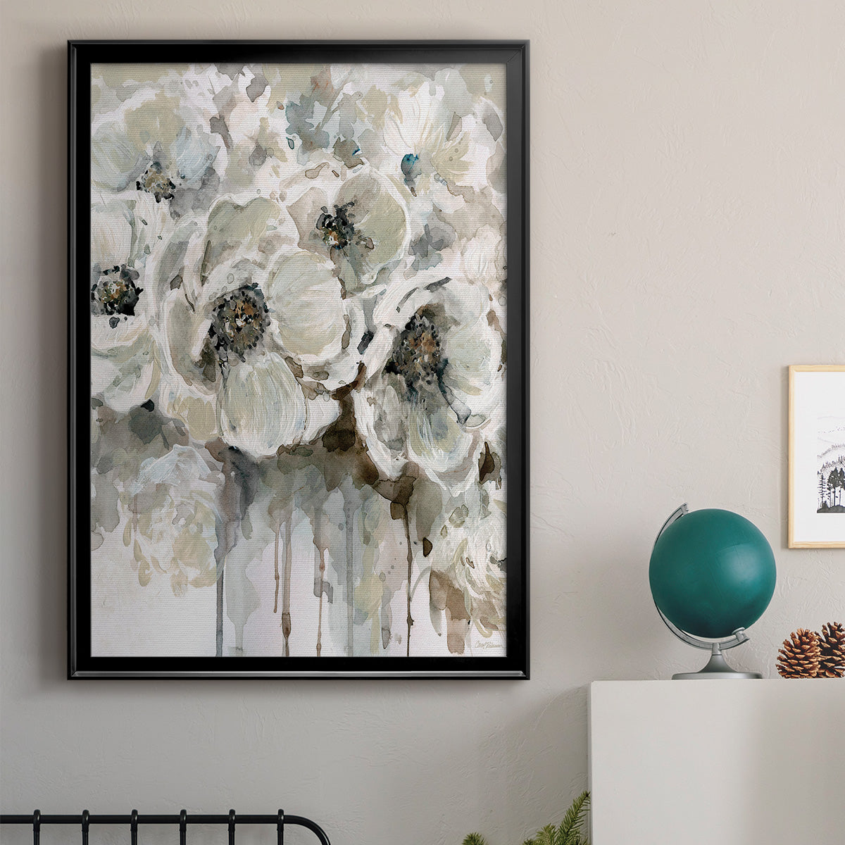 Soft Fragrance I - Modern Framed Canvas Print