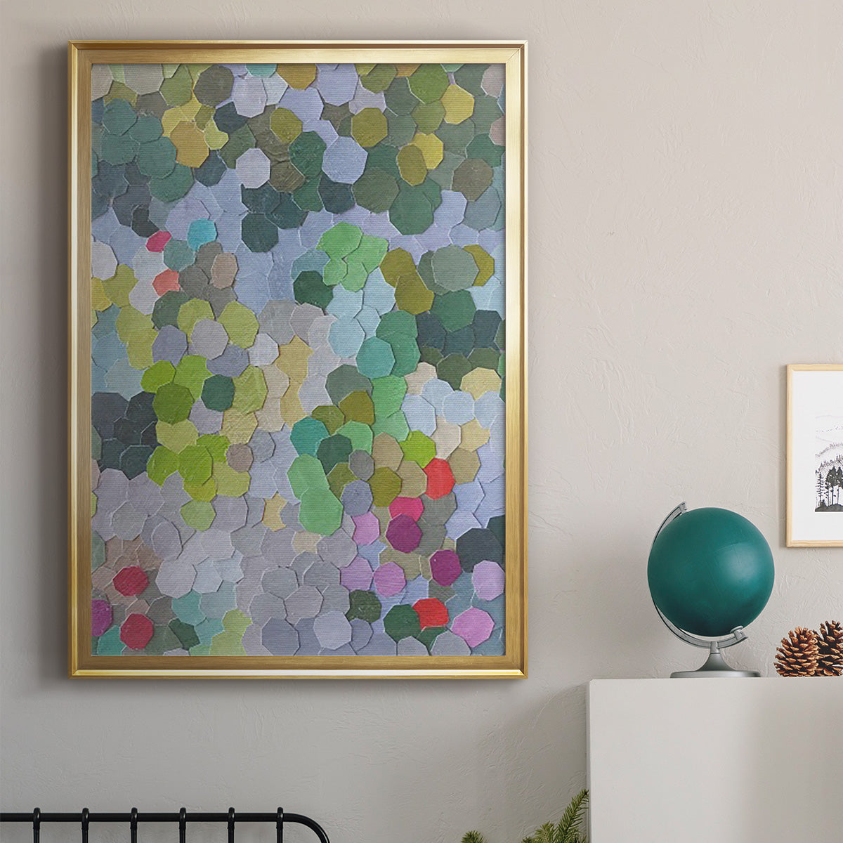 Huntington Gardens - Modern Framed Canvas Print