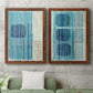 Blue Blue Horizon I - Premium Framed Canvas 2 Piece Set - Ready to Hang