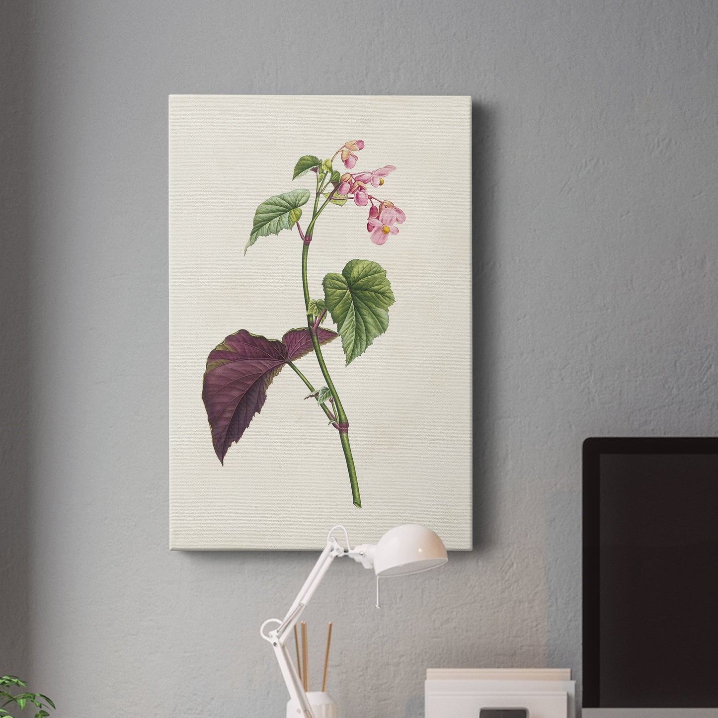 Pretty Pink Botanicals VI Premium Gallery Wrapped Canvas - Ready to Hang