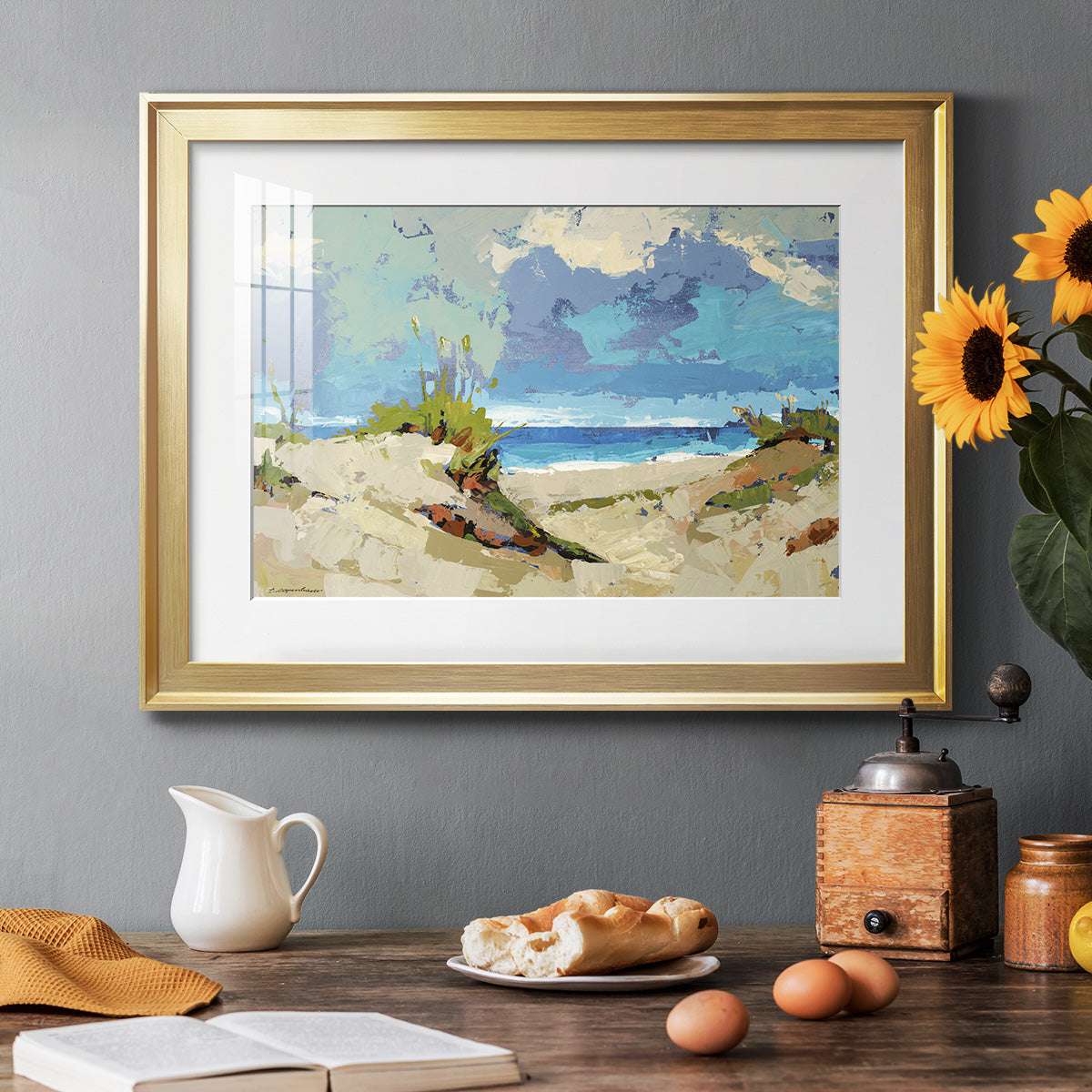 Dunes II Premium Framed Print - Ready to Hang