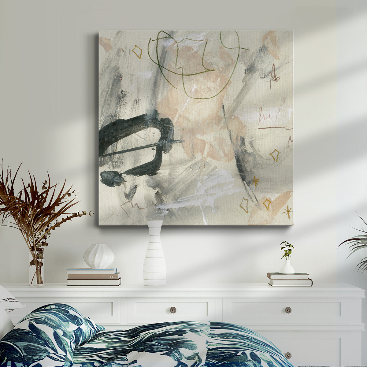 Winking Stars I-Premium Gallery Wrapped Canvas - Ready to Hang