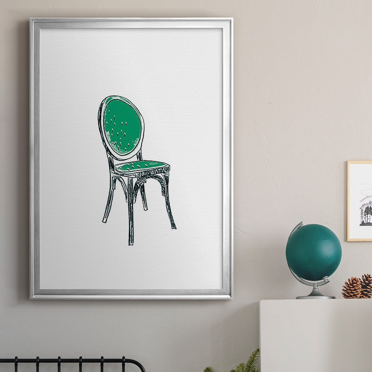 Take a Seat VIII - Modern Framed Canvas Print