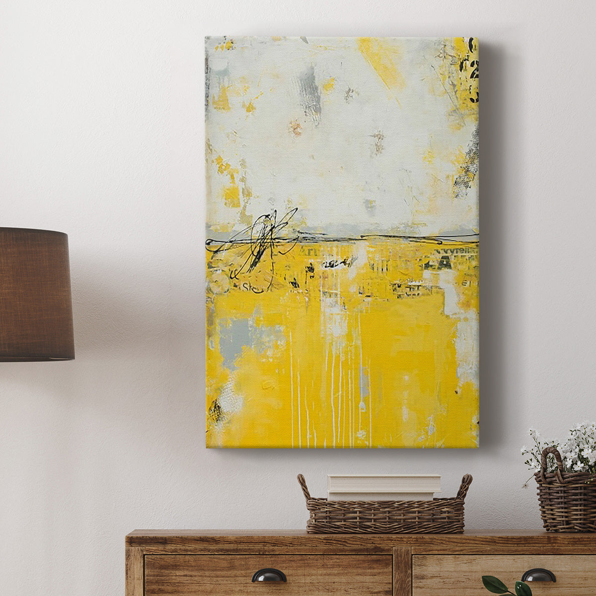 Yellow Bound Premium Gallery Wrapped Canvas - Ready to Hang