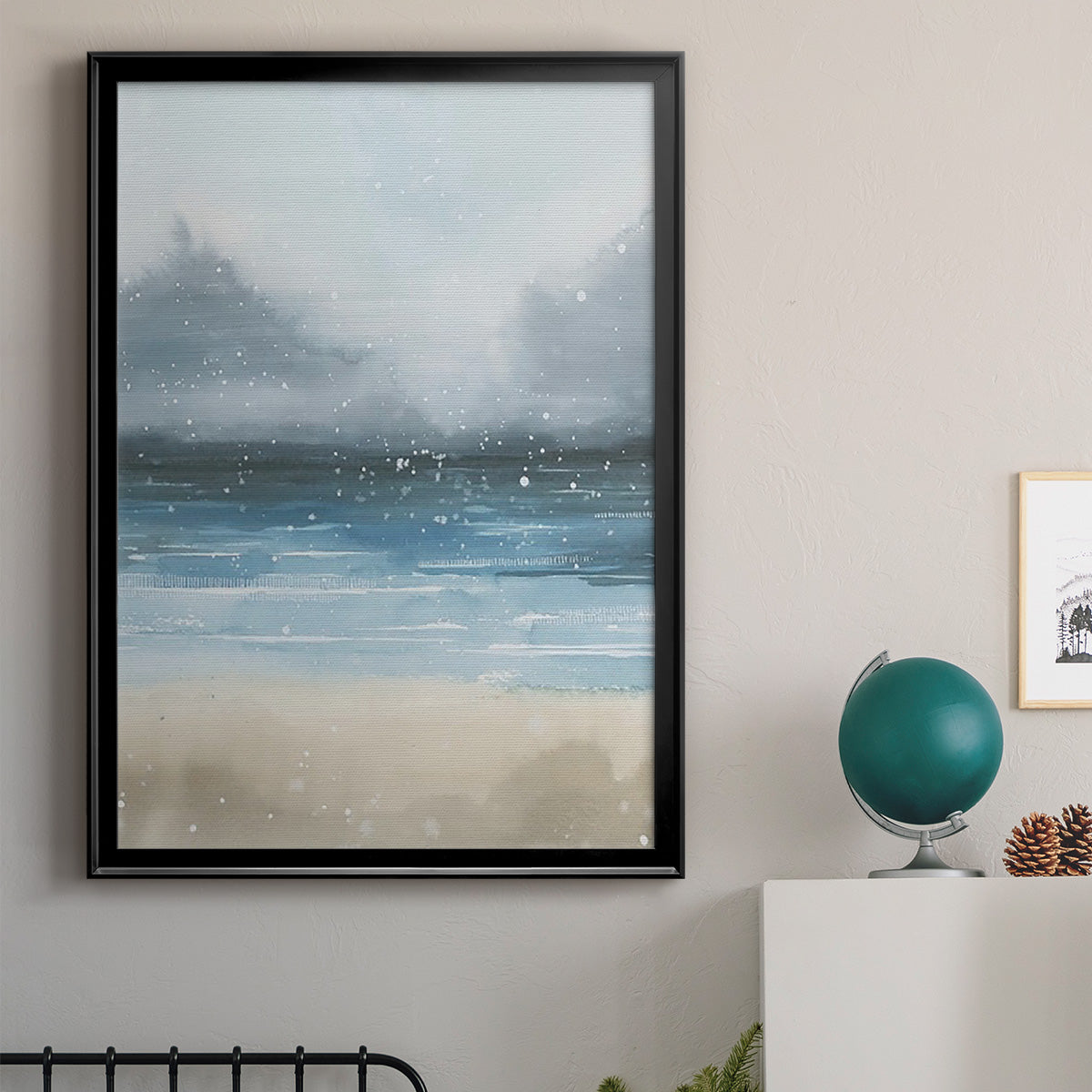 Stars and the Sea II - Modern Framed Canvas Print