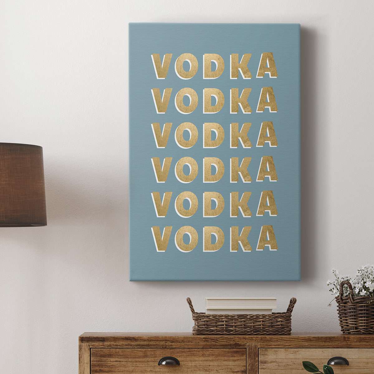 Vodka Premium Gallery Wrapped Canvas - Ready to Hang