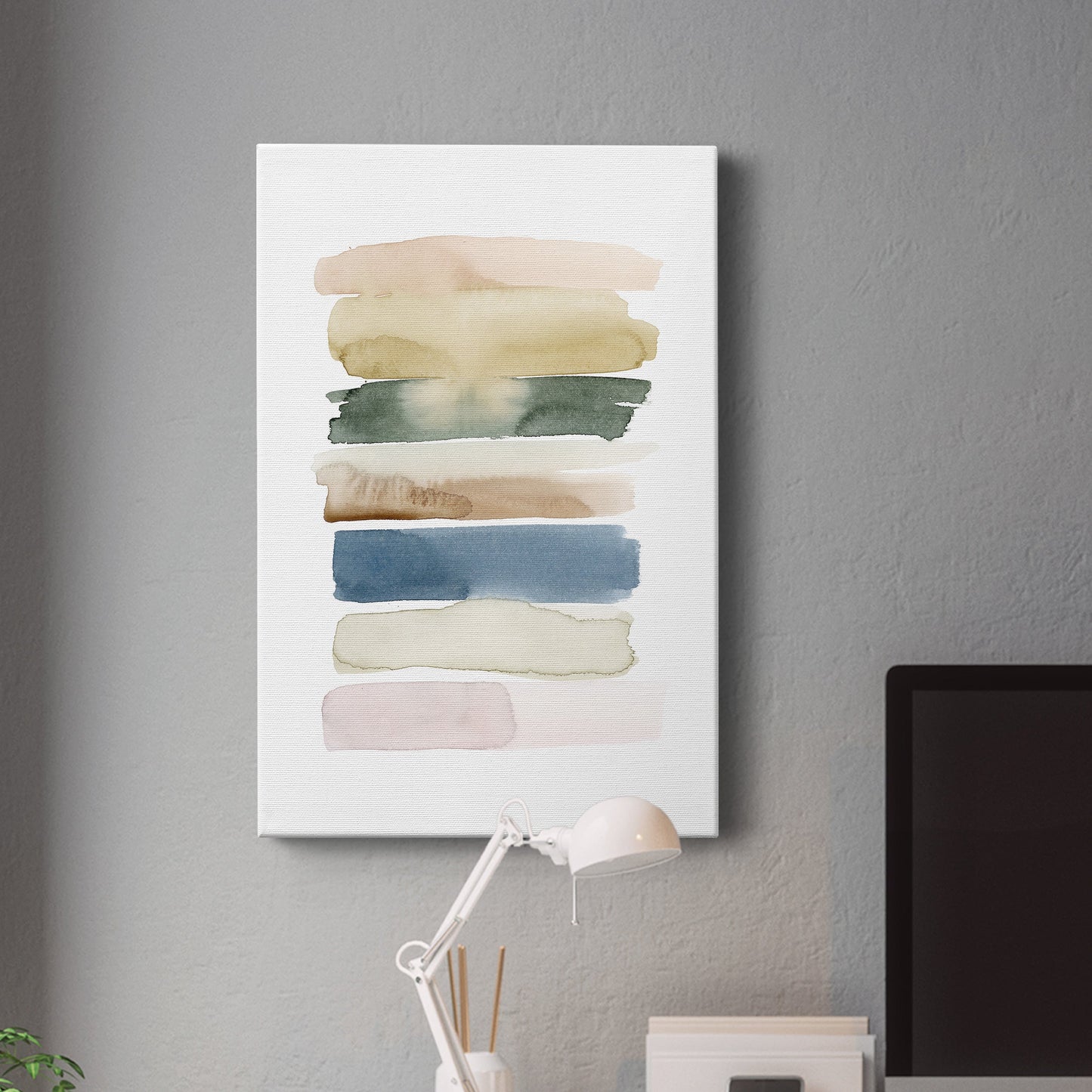 Faint Swatches II Premium Gallery Wrapped Canvas - Ready to Hang