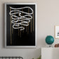 Weeping Ribbon II - Modern Framed Canvas Print