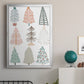 Christmas Tree Sketchbook II - Modern Framed Canvas Print