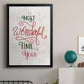Wonderful Time of the Year - Modern Framed Canvas Print