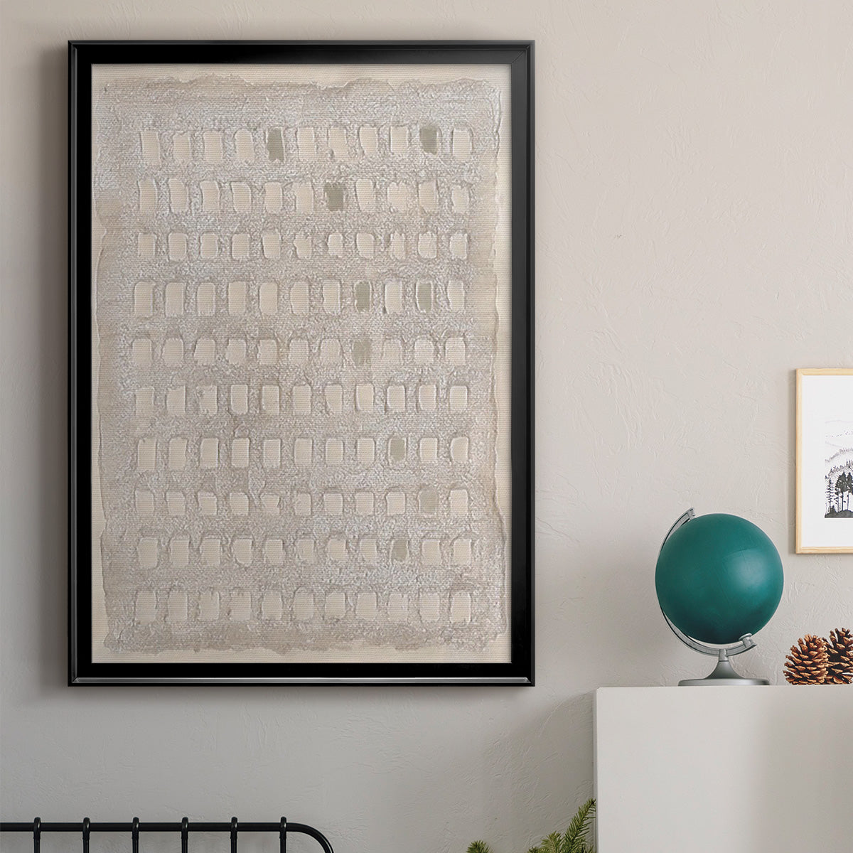 Pearl Punch Card II - Modern Framed Canvas Print