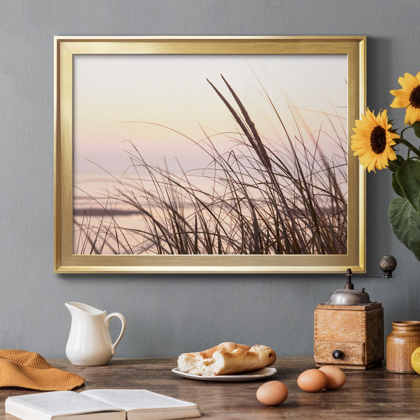 Cape Dune Morning Premium Classic Framed Canvas - Ready to Hang