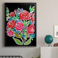 Floral Choir Bouquet - Modern Framed Canvas Print