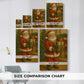 Midnight of Amber Nativity - Canvas Art Print