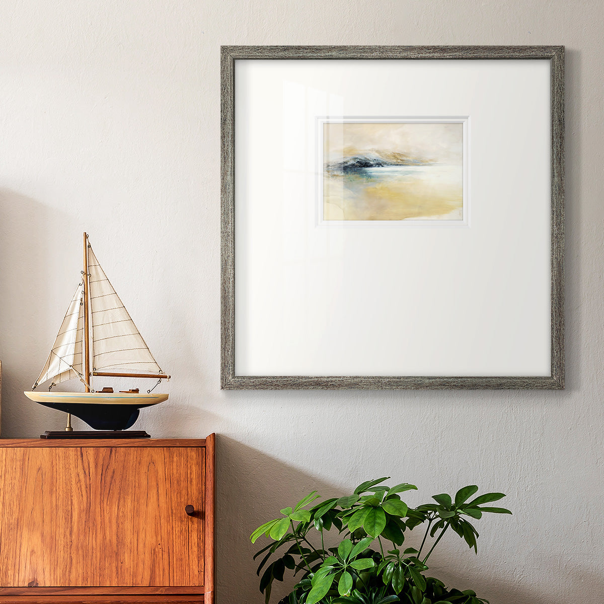 Lost in Thought - Double Matboard Framed Print