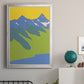 Bright Glacial Lake II - Modern Framed Canvas Print