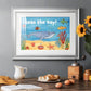 Cute Sea Creatures II - Modern Framed Art Print